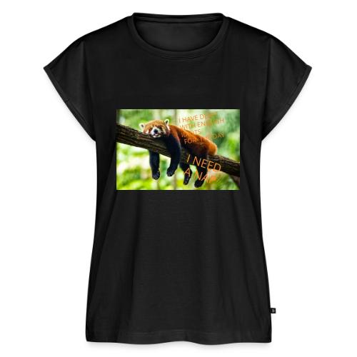 Fox napping meme - Women's Premium Roll Up Sleeve T-Shirt