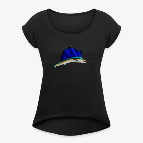 SAILFISH-01 - Women's Roll Cuff T-Shirt