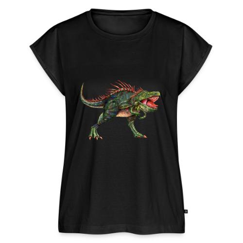 Dinosaur - Women's Premium Roll Up Sleeve T-Shirt