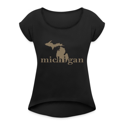 Michigan - Battle Creek - Women's Roll Cuff T-Shirt