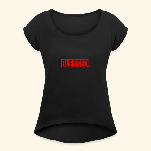 Blessed - T-shirt Femme à manches retournées