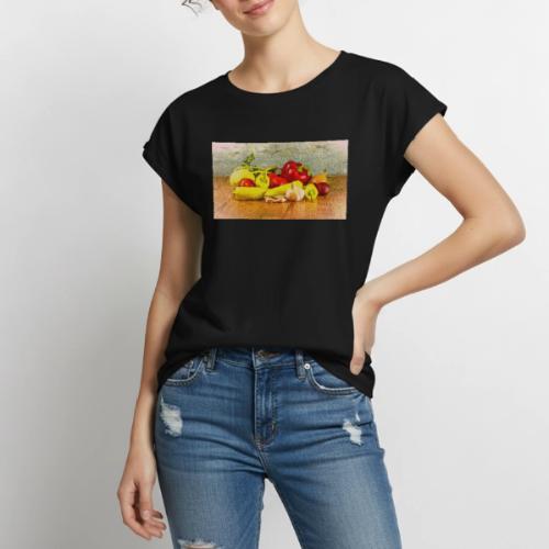 Vegetables Cute Photo. Buy Now - Women's Premium Roll Up Sleeve T-Shirt