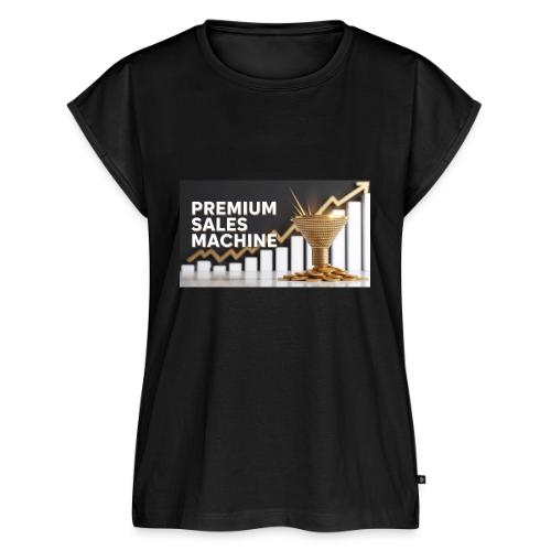 easy soloads sales funnel - Women's Premium Roll Up Sleeve T-Shirt