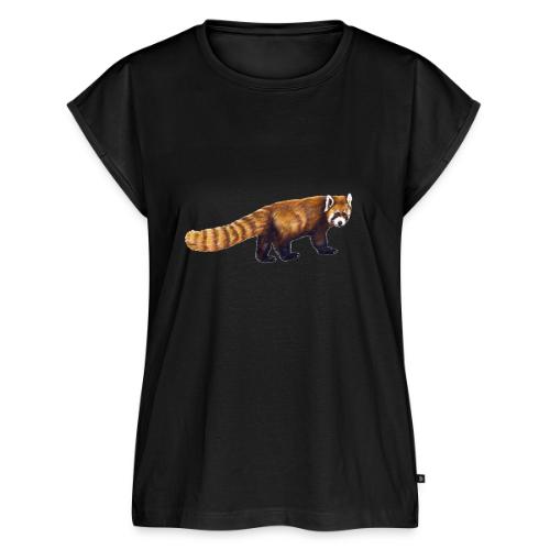 Red panda - Women's Premium Roll Up Sleeve T-Shirt