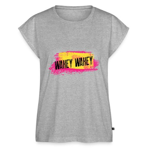 Are You Awake Yet? It's Time..... - Women's Premium Roll Up Sleeve T-Shirt