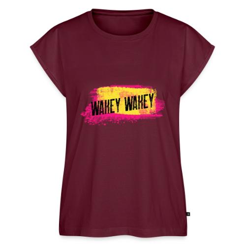 Are You Awake Yet? It's Time..... - Women's Premium Roll Up Sleeve T-Shirt