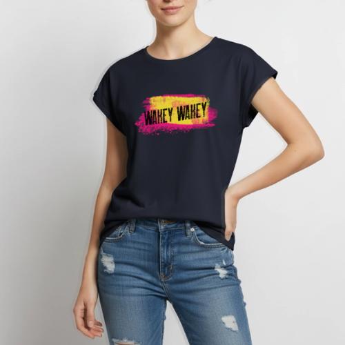 Are You Awake Yet? It's Time..... - Women's Premium Roll Up Sleeve T-Shirt