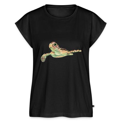 Sea turtle - Women's Premium Roll Up Sleeve T-Shirt