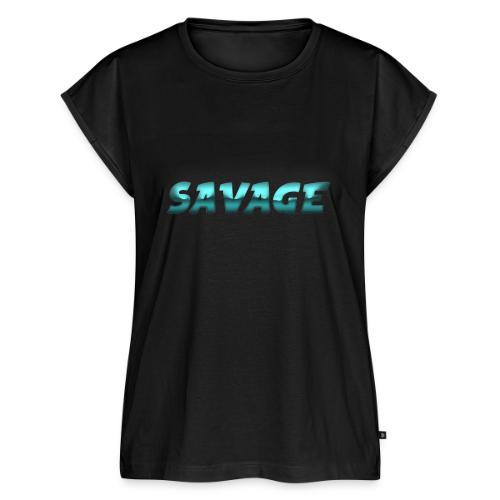 Savage Hero - Women's Premium Roll Up Sleeve T-Shirt