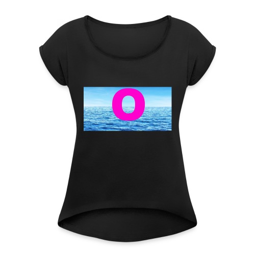 ocean - Women's Roll Cuff T-Shirt