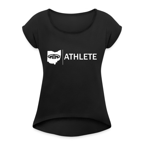Athlete Shirt WHITEONWHITE - Women's Roll Cuff T-Shirt