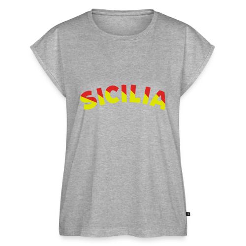 SICILIA - Women's Premium Roll Up Sleeve T-Shirt