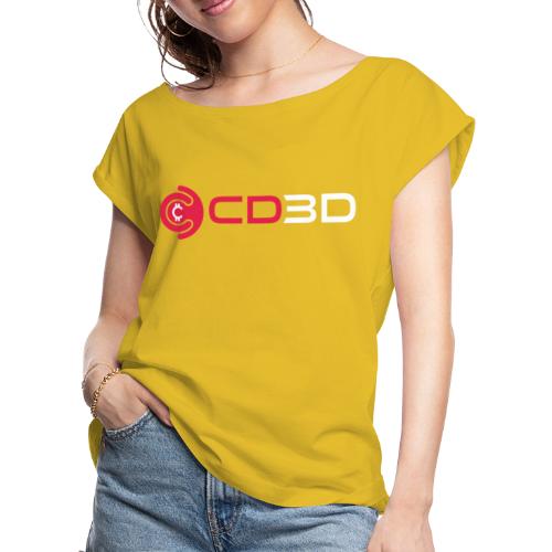 CD3D Transparency White - Women's Roll Cuff T-Shirt