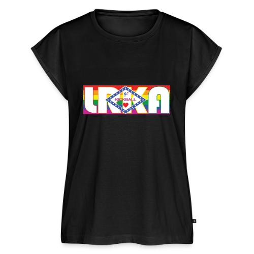 AR FLAG LRKA PRIDE - Women's Premium Roll Up Sleeve T-Shirt