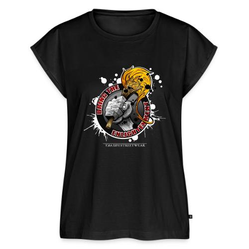 bring the enlightment - Women's Premium Roll Up Sleeve T-Shirt