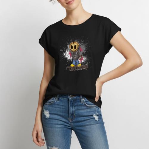 Totenknopf can assassin - Women's Premium Roll Up Sleeve T-Shirt