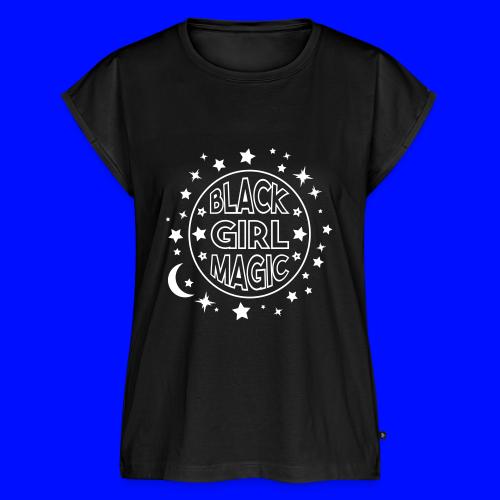 Black girl magic - Women's Premium Roll Up Sleeve T-Shirt