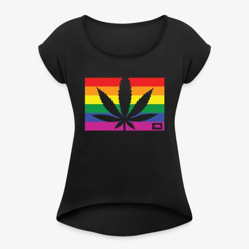 California Pride - Women's Roll Cuff T-Shirt