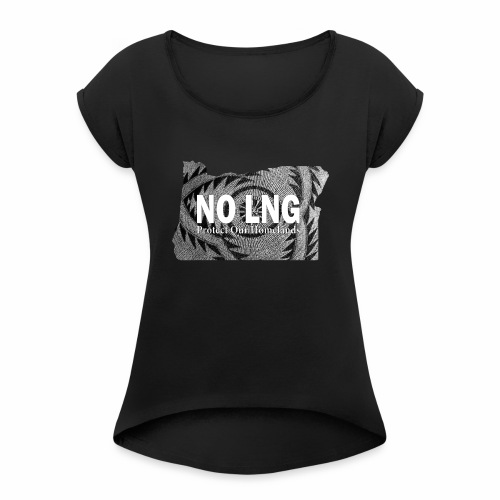 NOLNG Blk - Women's Roll Cuff T-Shirt