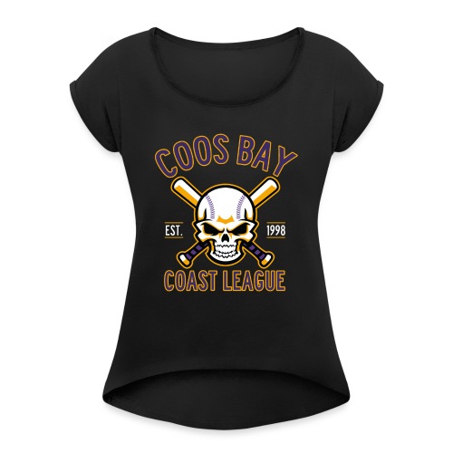 cbcl fullclr for darks - Women's Roll Cuff T-Shirt