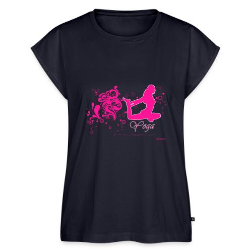 yoga_002 - Women's Premium Roll Up Sleeve T-Shirt