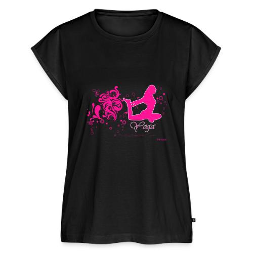 yoga_002 - Women's Premium Roll Up Sleeve T-Shirt