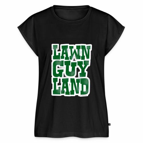 Lawn Guy Land New York - Women's Premium Roll Up Sleeve T-Shirt
