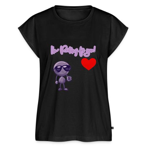 Smoon City 18_I'm Rooting For You Too - Women's Premium Roll Up Sleeve T-Shirt