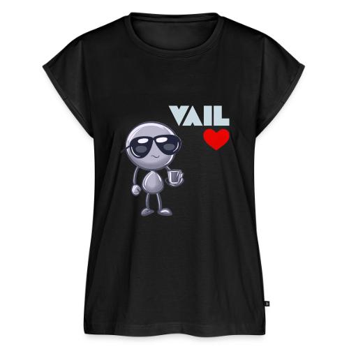 Smoon City_Vail - Women's Premium Roll Up Sleeve T-Shirt