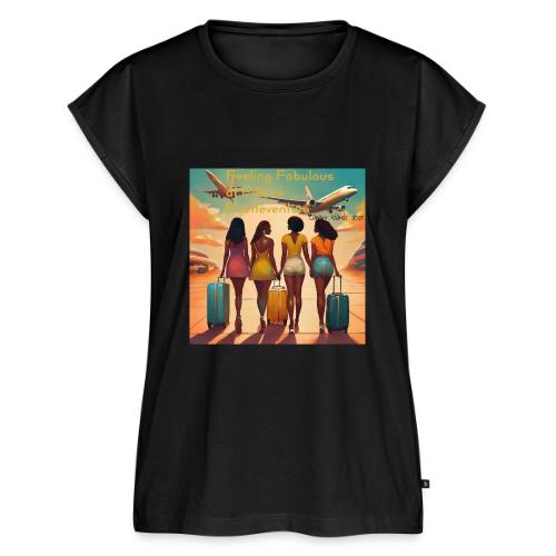 Mrs. S Good Girlfriends Retreat Feeling Fabulous - Women's Premium Roll Up Sleeve T-Shirt