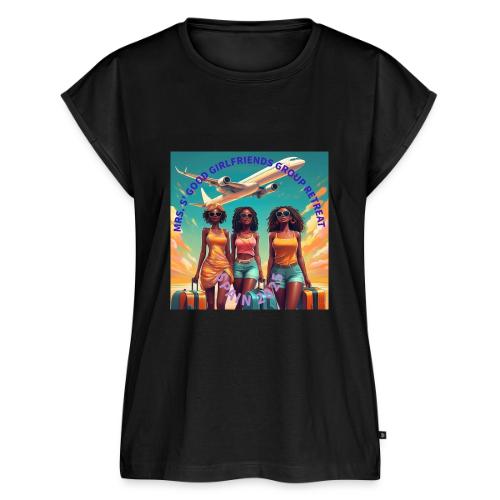 Mrs. S' Good Girlfriends Group Retreat - Women's Premium Roll Up Sleeve T-Shirt