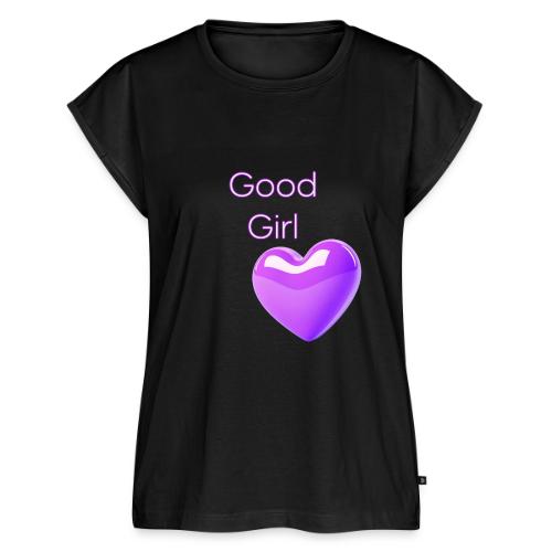 Smoon City_Good Girl - Women's Premium Roll Up Sleeve T-Shirt