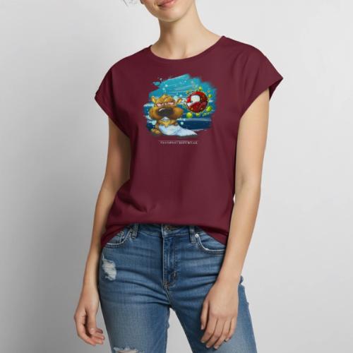 the tragic of life - Women's Premium Roll Up Sleeve T-Shirt