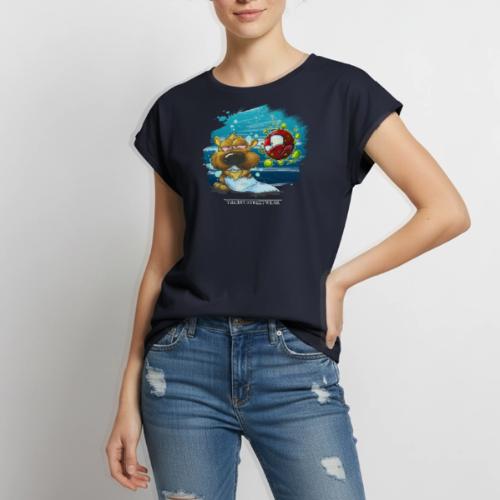 the tragic of life - Women's Premium Roll Up Sleeve T-Shirt