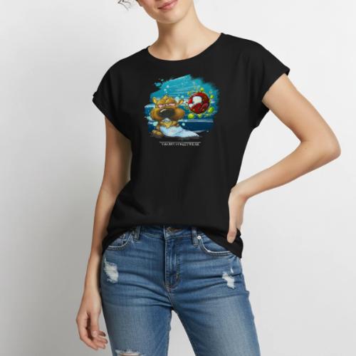 the tragic of life - Women's Premium Roll Up Sleeve T-Shirt