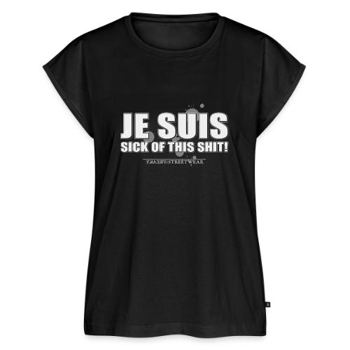Je suis sick - Women's Premium Roll Up Sleeve T-Shirt