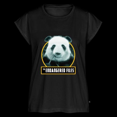 THE ENDANGERED FILES - Women's Premium Roll Up Sleeve T-Shirt