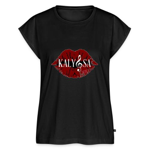 Kalyssa - Women's Premium Roll Up Sleeve T-Shirt
