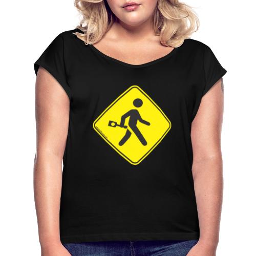 Ukulele Crossing - Women's Roll Cuff T-Shirt