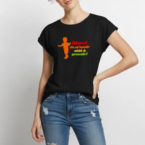 Growing Thanks to You - Women's Premium Roll Up Sleeve T-Shirt