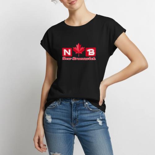 New Brunswick, province of Canada - Women's Premium Roll Up Sleeve T-Shirt