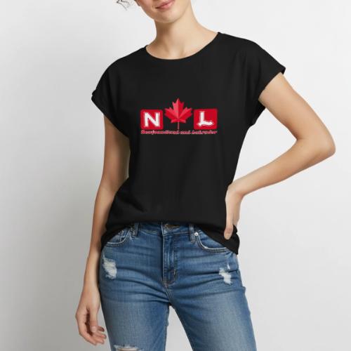 Newfoundland and Labrador, province of Canada - Women's Premium Roll Up Sleeve T-Shirt