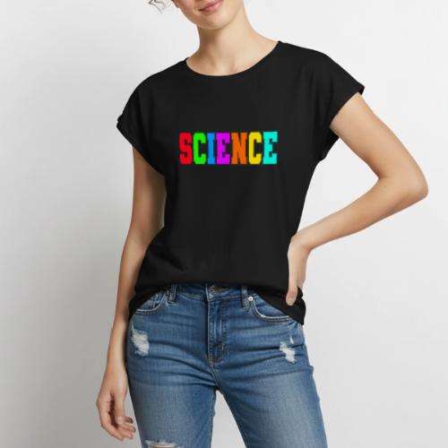 Spectrum of Science - Women's Premium Roll Up Sleeve T-Shirt