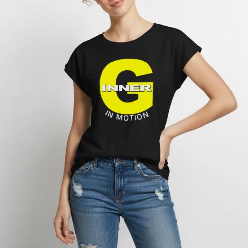 INNER G - IS ENERGY IN MOTION - Women's Premium Roll Up Sleeve T-Shirt