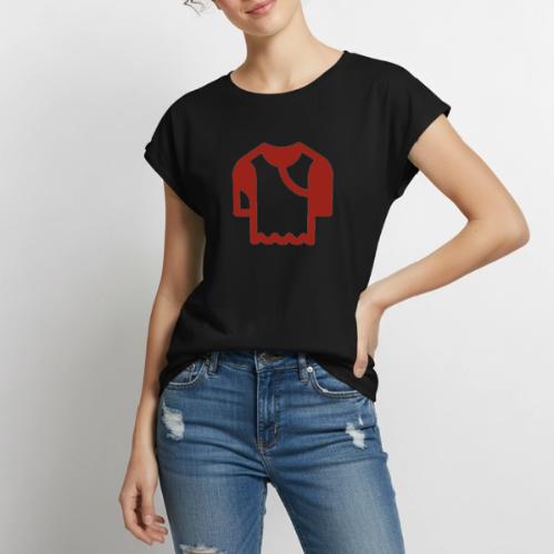 Logo outline - Women's Premium Roll Up Sleeve T-Shirt