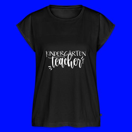 Kindergarten Teacher Teacher T-Shirts - Women's Premium Roll Up Sleeve T-Shirt