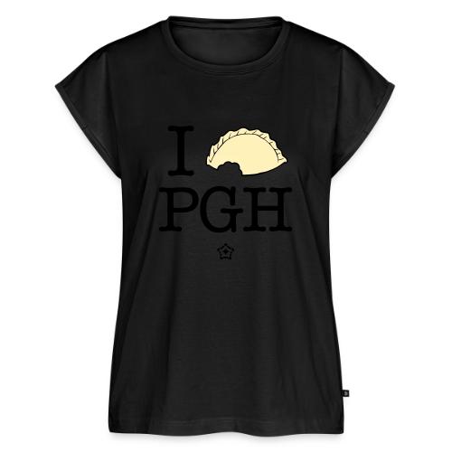 I pierog PGH - Women's Premium Roll Up Sleeve T-Shirt