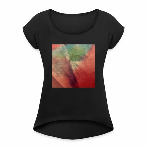 Abstraction - Women's Roll Cuff T-Shirt