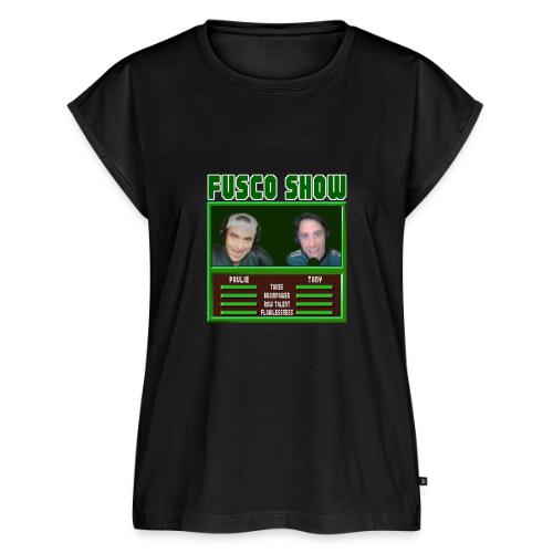 FUSCO SHOW VIDEO GAME - Women's Premium Roll Up Sleeve T-Shirt