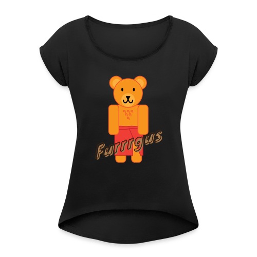 Presidential Suite Furrrgus - Women's Roll Cuff T-Shirt